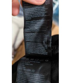 PIECES Obleka s kratkimi rokavi s čipko Udobna elegantna črna S