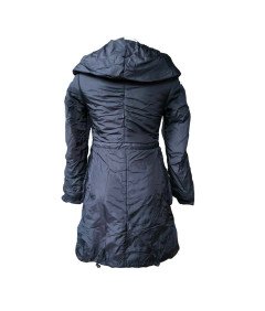 FULLCIRCLE Kurtka Zimowa Damska Ciepła Przeciwdeszczowa Granatowa S/10
