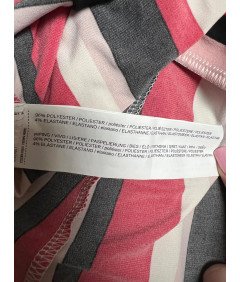 MNG BASICS Kombinezon Bez Rękawów Elegancki Lekki Czerwony w Paski M