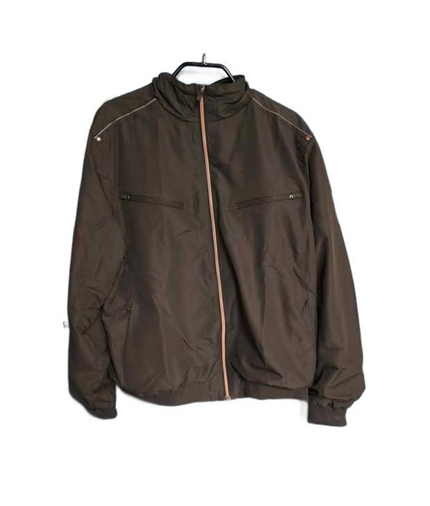 Essentional Sports Damska Kurtka Wiatrówka Ciepła Wygodna Brązowa 46