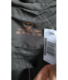 Essentional Sports Damska Kurtka Wiatrówka Ciepła Wygodna Brązowa 46