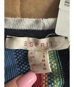 ESPRIT Kardigan Damski Ciepły Wygodny Kolorowy w Piaski Rozmiar M