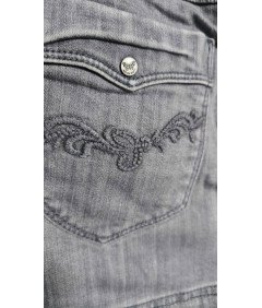 ESPRIT Mini krilo Elegantna kratka džins siva velikost 36