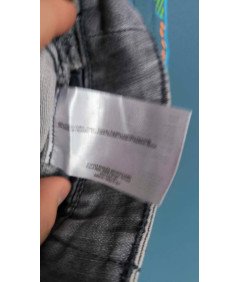 ESPRIT Mini krilo Elegantna kratka džins siva velikost 36