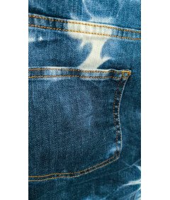 TOPSHOP Mini krilo Elegantna kratka trajna modra velikost 40