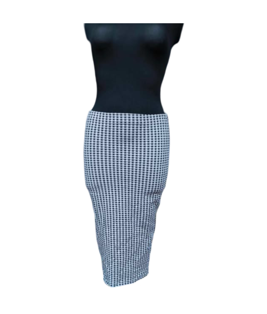 TOPSHOP Dolga maksi krila Elegantna udobna črno-bela kvačkana 40