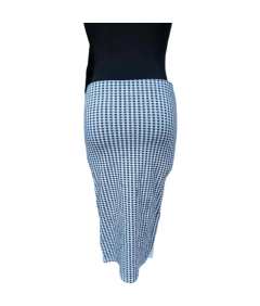 TOPSHOP Dolga maksi krila Elegantna udobna črno-bela kvačkana 40