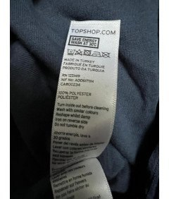 TOPSHOP Midi krilo udobno elegantno mornarsko modra velikost 38