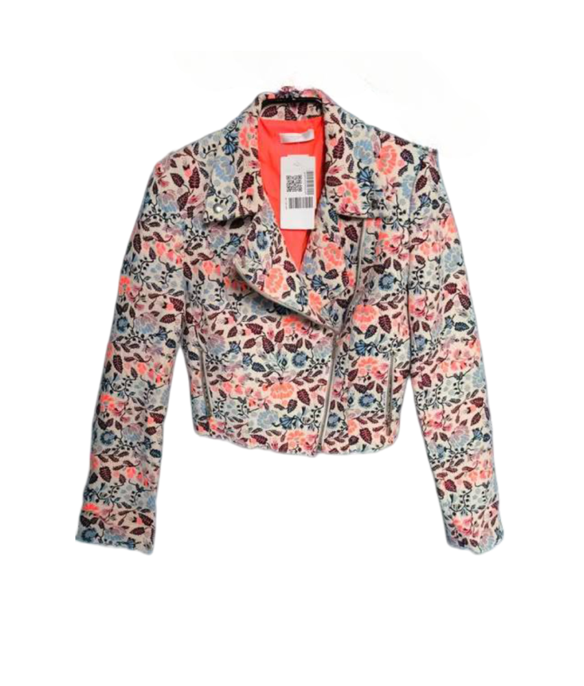 Promod Lahka ženska udobna jakna z zadrgo barvita velikost 38