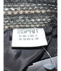 ESPRIT Spódnica Midi Wygodna Elegancka Wytrzymała Czarna Rozmiar 38