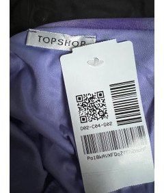 TOPSHOP Obleka do kolen Elegantna udobna vijolična velikost 42