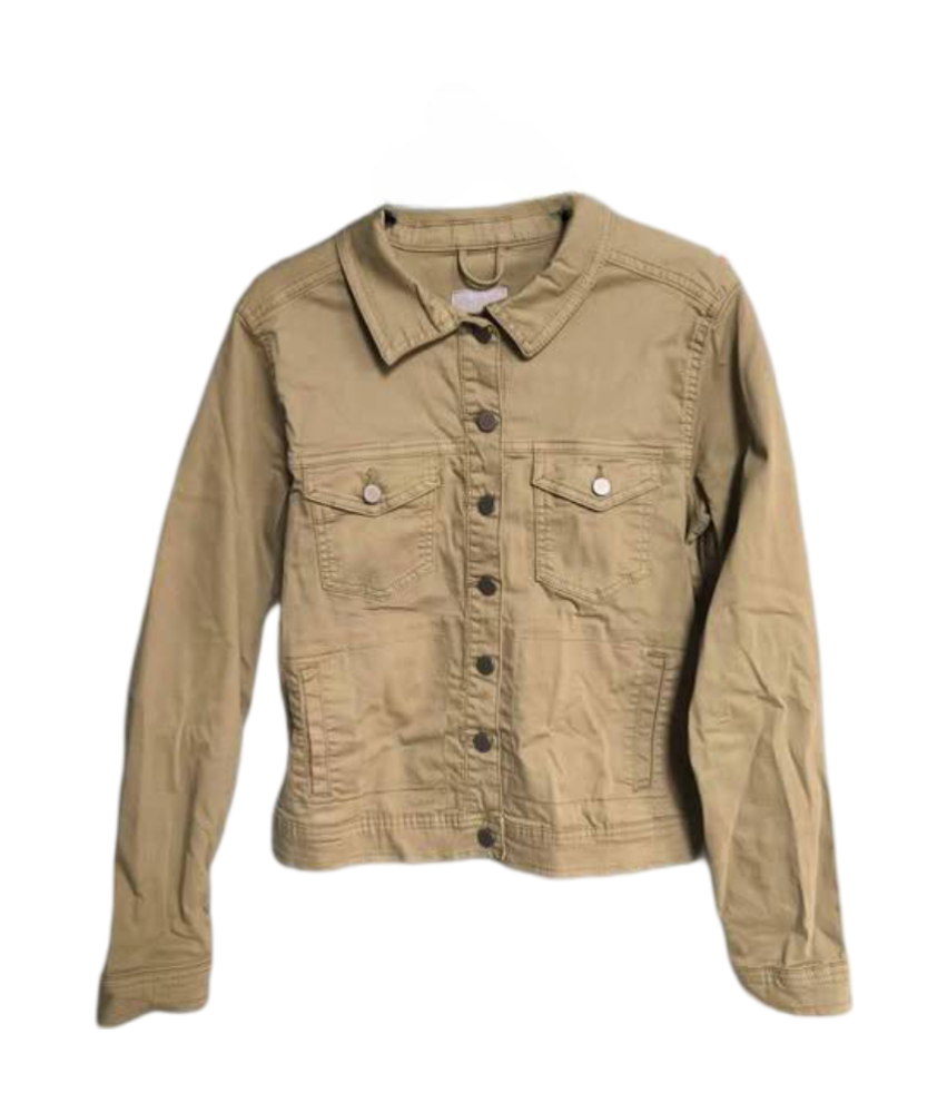 fransa Women's Lightweight Comfortable Denim Jacket Green Velikost 38