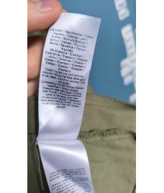 fransa Women's Lightweight Comfortable Denim Jacket Green Velikost 38