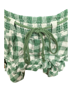 edc Mini krilo Kratka udobna zelena bela kvačkana velikost 38