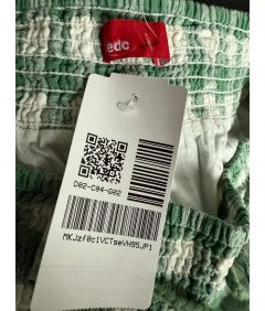 edc Mini krilo Kratka udobna zelena bela kvačkana velikost 38