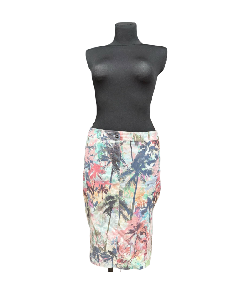 GERRY WEBER Midi krilo udobno elegantno pisane palme velikost 38