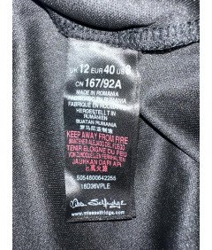 Miss Selfridge Kombinezon z Krótkimi Spodenkami Czarna w Białe Kwiaty Rozmiar 40