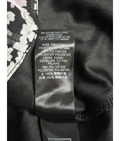 Miss Selfridge Kombinezon z Krótkimi Spodenkami Czarna w Białe Kwiaty Rozmiar 40