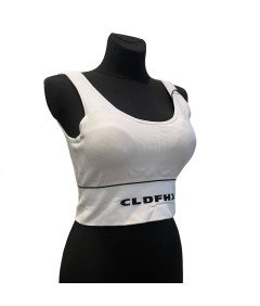 CLDFHX Biustonosz Sportowy dla Kobiet Biały S