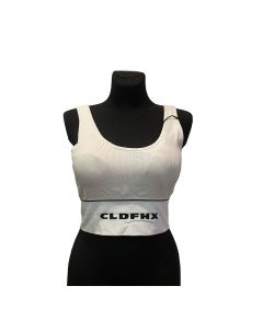 CLDFHX Biustonosz Sportowy dla Kobiet Biały S