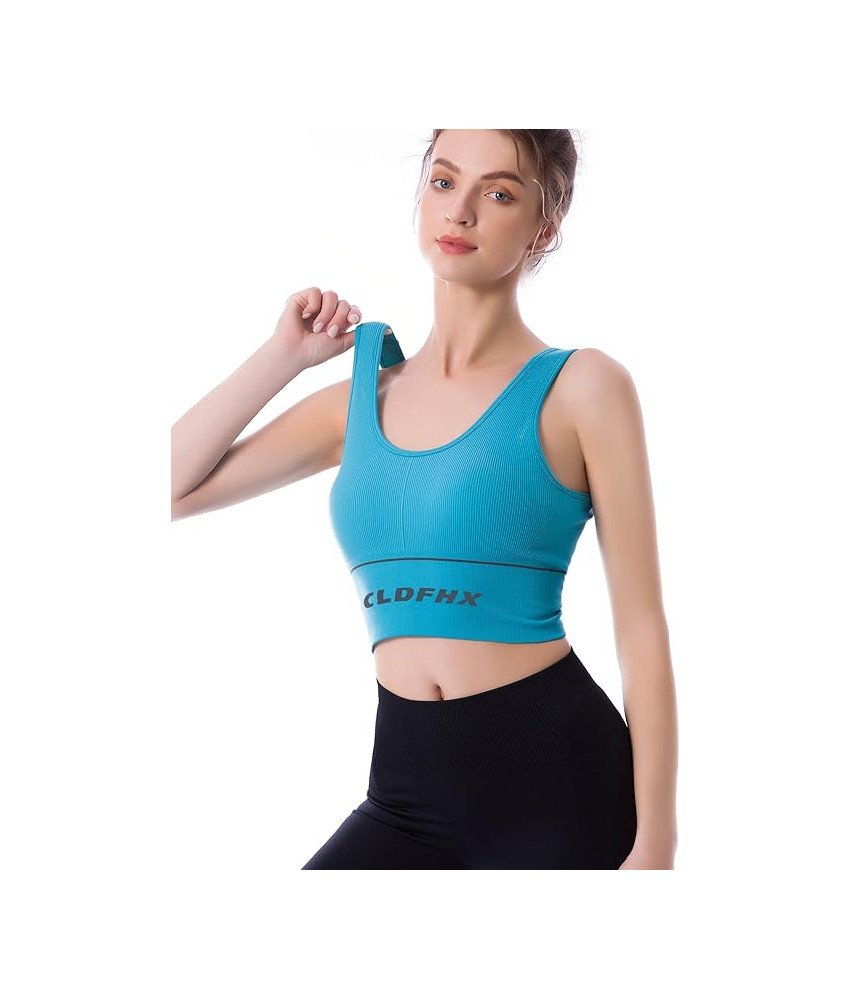 Ženski športni nedrček CLDFHX v modri barvi - udobje in podpora za aktivno življenje!