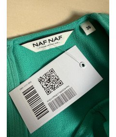 Naf Naf Kombinezon z Krótkimi Spodenkami Lekki Wygodny Zielony Rozmiar 36