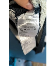 Montego ženske dolgi rokav T-Shirt udobno bela mornarica črtasto velikost L