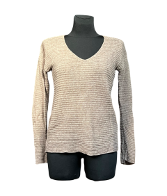 Pull&Bear Sweter Damski Stylowy Wygodny Ciepły Brązowy Rozmiar S