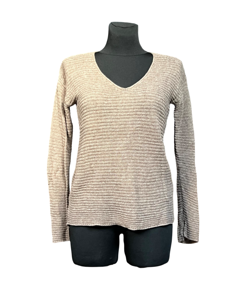 Pull&Bear Sweter Damski Stylowy Wygodny Ciepły Brązowy Rozmiar S