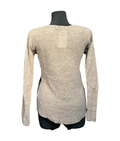 Pull&Bear Sweter Damski Stylowy Wygodny Ciepły Brązowy Rozmiar S