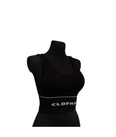 CLDFHX Biustonosz Sportowy dla Kobiet Czarny M