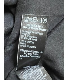 Marks and Spencer Dolga Maxi krilo Elegantno udobno črno-bela velikost 44