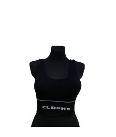 CLDFHX Biustonosz Sportowy dla Kobiet Czarny M