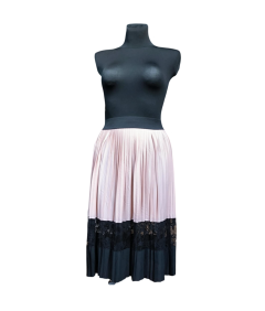 River Island Spódnica Midi Wygodna Elegancka Wytrzymała Różowo Czarna Rozmiar 32