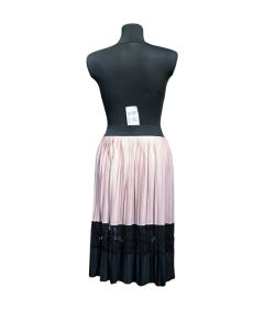 River Island Spódnica Midi Wygodna Elegancka Wytrzymała Różowo Czarna Rozmiar 32