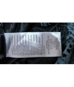 Namočena Midi krilo udobno elegantno bela cvetlična velikost XS