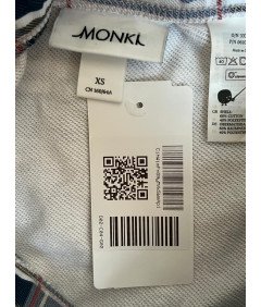 MONKI Spódnica Długa Maxi Wygodna Niebiesko Biała w Kratkę Rozmiar XS