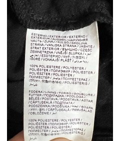 OVS Kombinezon na Krótki Rękaw Wygodny Elegancki z Paskiem Czarny Rozmiar 42