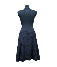 Wallis Spódnica Midi Wygodna Stylowa Elegancka Czarna w Kwiaty Rozmiar 44