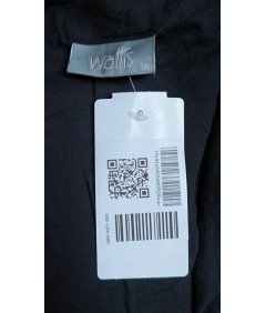 Wallis Spódnica Midi Wygodna Stylowa Elegancka Czarna w Kwiaty Rozmiar 44
