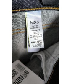 Marks and Spencer Moške hlače Udobne kavbojke Elegantne Navy Blue 40