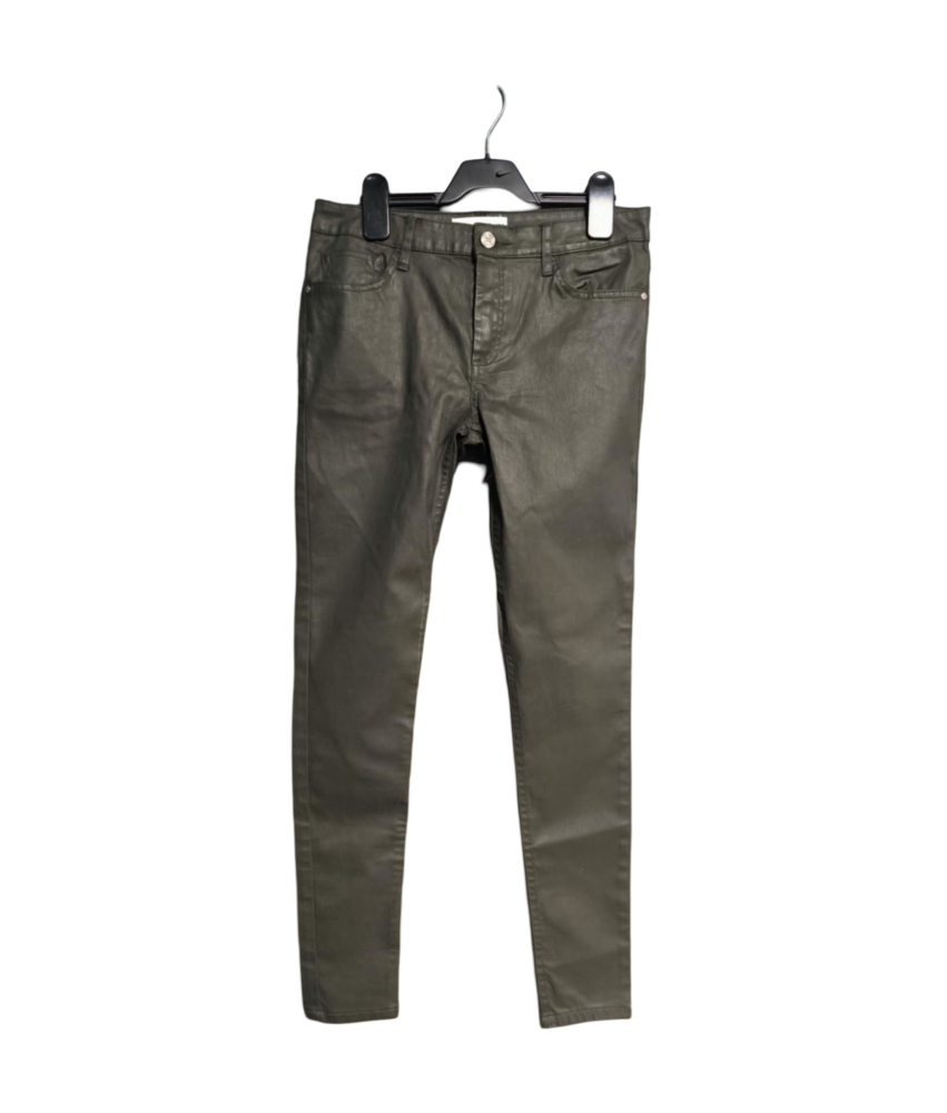 BELLE Damskie Spodnie Wygodne Wytrzymałe i Stylowe Czarne Rozmiar 38