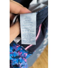 Boden ženske hlače udobno elegantno modra roza cvetlična velikost 42