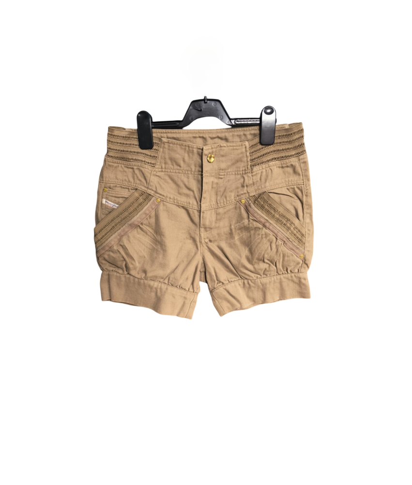 Diesel ženske kratke hlače udobno elegantno rjava velikost 27