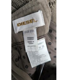 Diesel Krótkie Spodenki Damskie Wygodne Stylowe Brązowe Rozmiar 27