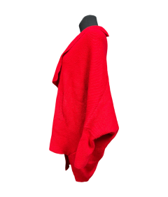 ESPRIT Kardigan Damski Ciepły Wygodny Elegancki Czerwony Rozmiar XL