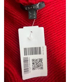 ESPRIT Kardigan Damski Ciepły Wygodny Elegancki Czerwony Rozmiar XL