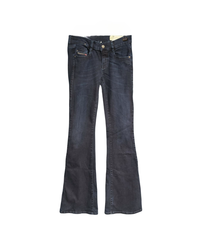 Diesel Damskie Spodnie Wygodne Jeansowa Dżinsowa Stylowe Granatowe Rozmiar 24/32