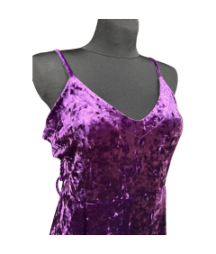 NA-KD Jumpsuit brez rokavov lahka udobna elegantna vijolična velikost M