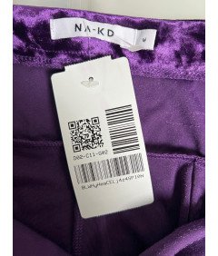 NA-KD Jumpsuit brez rokavov lahka udobna elegantna vijolična velikost M